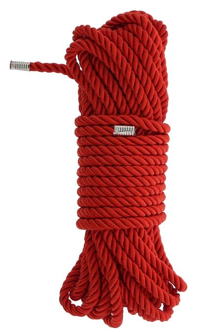 Красная веревка DELUXE BONDAGE ROPE - 10 м. - Dream Toys - купить с доставкой в Уфе