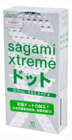 Презервативы Sagami Xtreme Type-E с точками - 10 шт. - Sagami - купить с доставкой в Уфе