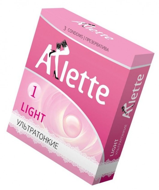 Ультратонкие презервативы Arlette Light - 3 шт. - Arlette - купить с доставкой в Уфе