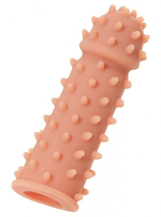 Телесная реалистичная насадка KOKOS Extreme Sleeve 03 с дополнительной стимуляцией - 12,7 см. - KOKOS - в Уфе купить с доставкой