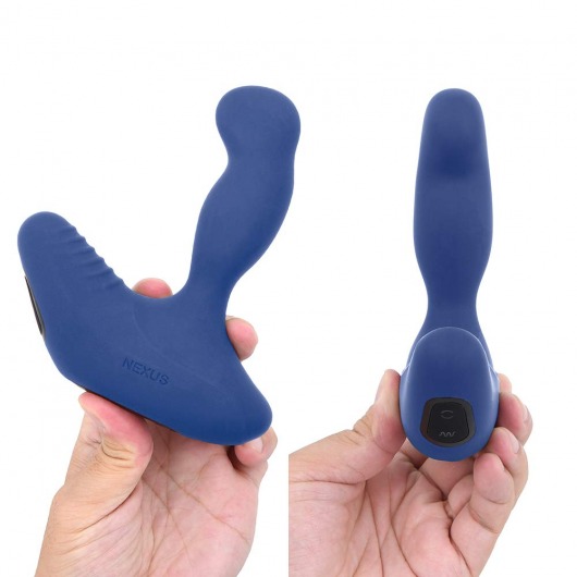 Синий вибромассажер простаты NEXUS REVO 2.0 с вращающейся головкой - Nexus Range - в Уфе купить с доставкой