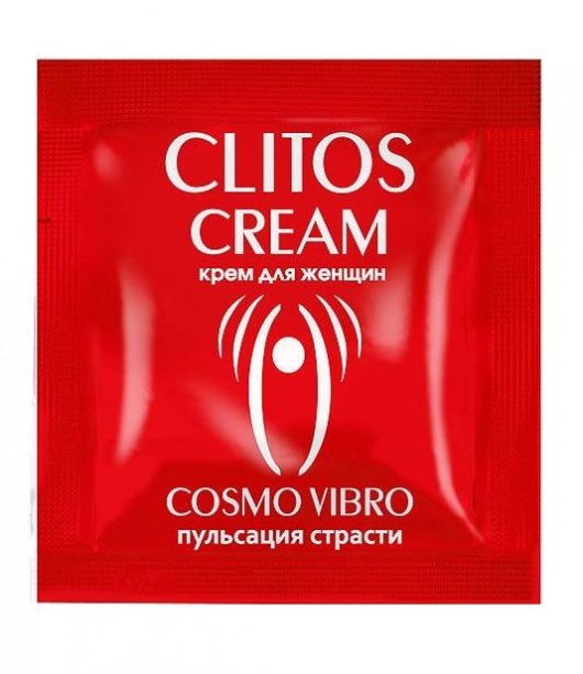Пробник возбуждающего крема для женщин Clitos Cream - 1,5 гр. - Биоритм - купить с доставкой в Уфе