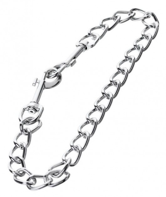 Серебристая соединительная цепочка с двумя карабинами - ToyFa - купить с доставкой в Уфе