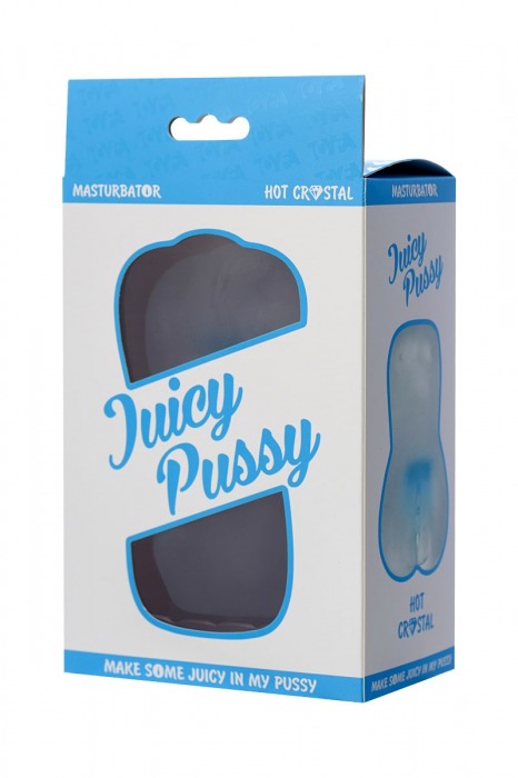 Прозрачный реалистичный мастурбатор Juicy Pussy Hot Crystal - ToyFa - в Уфе купить с доставкой