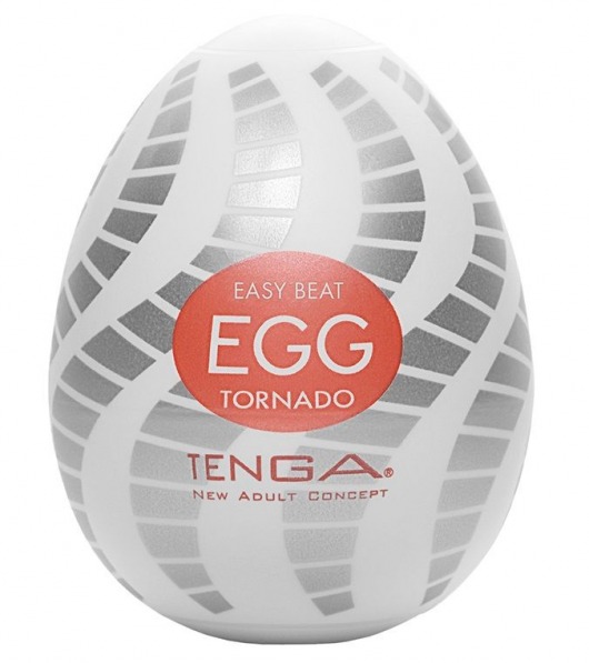 Мастурбатор-яйцо EGG Tornado - Tenga - в Уфе купить с доставкой