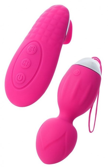 Розовые виброшарики TELLA с пультом-стимулятором - ToyFa в Уфе Розовые виброшарики TELLA с пультом-стимулятором - ToyFa