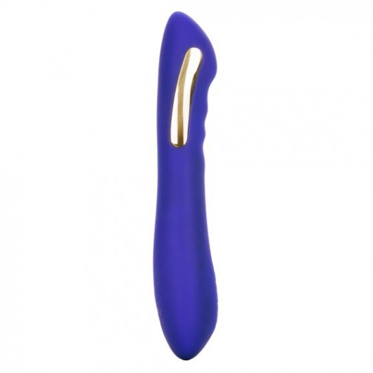 Фиолетовый вибратор с электростимуляцией Intimate E-Stimulator Petite Wand - 18,5 см. - California Exotic Novelties - купить с доставкой в Уфе