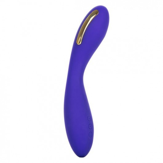 Фиолетовый вибратор с электростимуляцией Intimate E-Stimulator Wand - 21,5 см. - California Exotic Novelties - купить с доставкой в Уфе