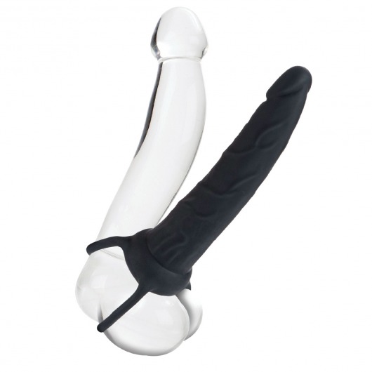 Насадка на пенис Silicone Love Rider Dual Penetrator для двойного проникновения - 14 см. - California Exotic Novelties - в Уфе купить с доставкой