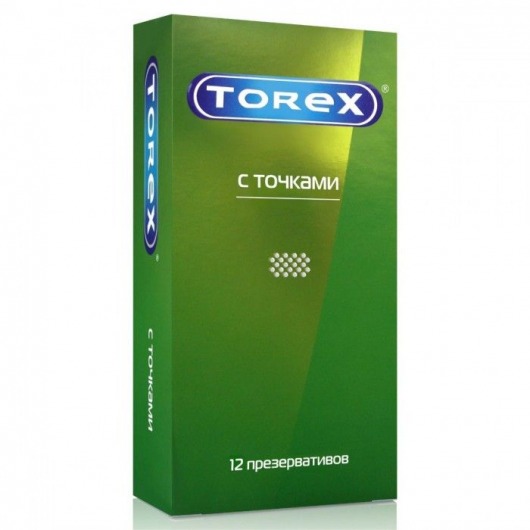 Текстурированные презервативы Torex  С точками  - 12 шт. - Torex - купить с доставкой в Уфе