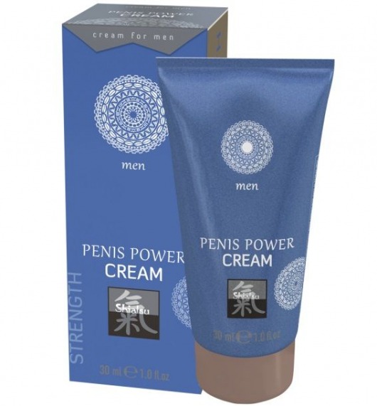 Возбуждающий крем для мужчин Penis Power Cream - 30 мл. - Shiatsu - купить с доставкой в Уфе