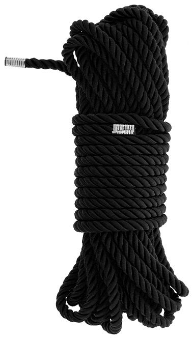 Черная веревка для бондажа BONDAGE ROPE - 10 м. - Dream Toys - купить с доставкой в Уфе