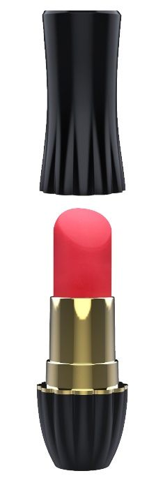 Клиторальный стимулятор-помада LIPSTICK - 9,3 см. - Dream Toys - купить с доставкой в Уфе