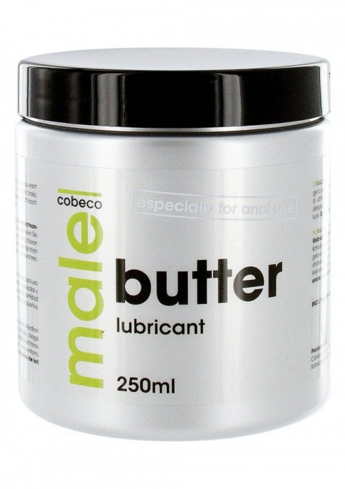 Анальный лубрикант MALE Cobeco Butter Lubricant - 250 мл. - Cobeco - купить с доставкой в Уфе