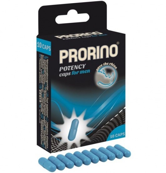 БАД для мужчин ero black line PRORINO Potency Caps for men - 10 капсул - Ero - купить с доставкой в Уфе