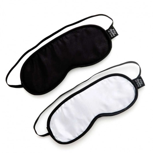 Набор из двух масок на глаза Soft Blindfold Twin Pack - Fifty Shades of Grey - купить с доставкой в Уфе