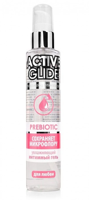 Увлажняющий интимный гель Active Glide Prebiotic - 100 гр. - Биоритм - купить с доставкой в Уфе