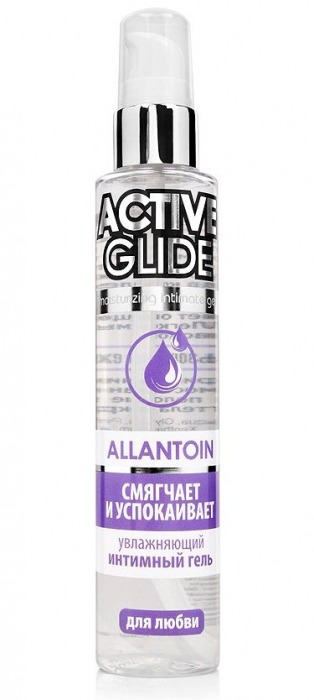 Увлажняющий интимный гель Active Glide Allantoin - 100 гр. - Биоритм - купить с доставкой в Уфе