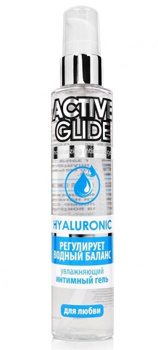 Увлажняющий интимный гель Active Glide Hyaluronic - 100 гр. - Биоритм - купить с доставкой в Уфе