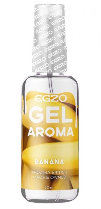 Интимный лубрикант EGZO AROMA с ароматом банана - 50 мл. - EGZO - купить с доставкой в Уфе