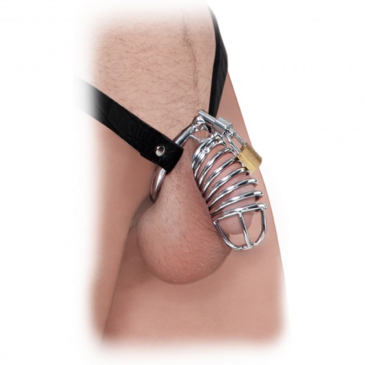 Кольцо верности Extreme Chastity Belt с фиксацией головки - Pipedream - купить с доставкой в Уфе