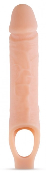 Телесный реалистичный фаллоудлинитель 10 Inch Silicone Cock Sheath Penis Extender - 25,4 см. - Blush Novelties - в Уфе купить с доставкой