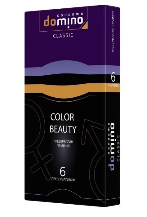 Разноцветные презервативы DOMINO Colour Beauty - 6 шт. - Domino - купить с доставкой в Уфе