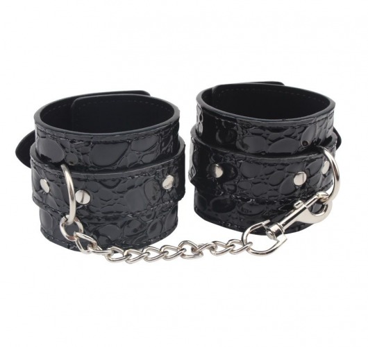 Черные наручники Be good Wrist Cuffs - Chisa - купить с доставкой в Уфе