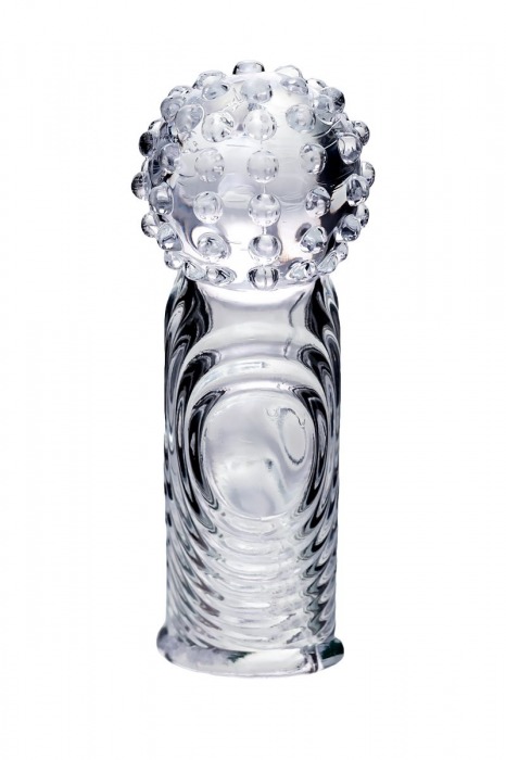 Прозрачная рельефная насадка на палец Ricol - 8 см. - A-toys в Уфе Прозрачная рельефная насадка на палец Ricol - 8 см. - A-toys