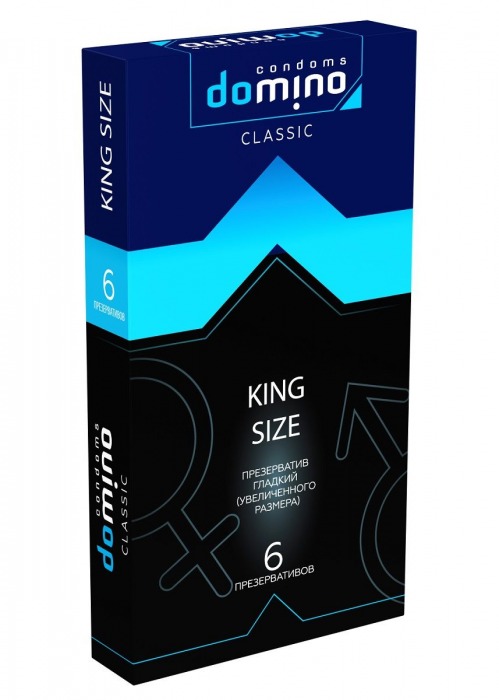 Презервативы увеличенного размера DOMINO Classic King size - 6 шт. - Domino - купить с доставкой в Уфе