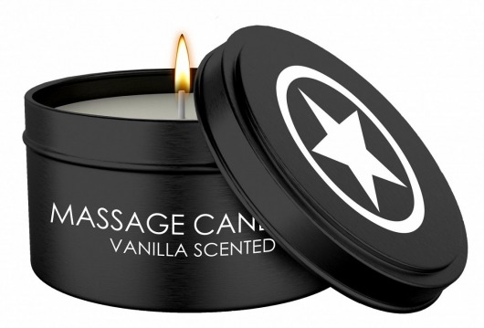 Массажная свеча с ароматом ванили Massage Candle - Shots Media BV - купить с доставкой в Уфе