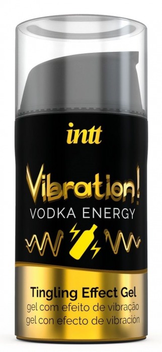 Жидкий интимный гель с эффектом вибрации Vibration! Vodka Energy - 15 мл. - INTT - купить с доставкой в Уфе