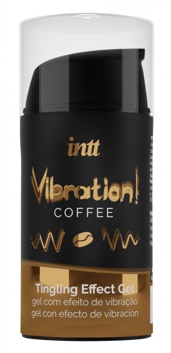 Жидкий интимный гель с эффектом вибрации Vibration! Coffee - 15 мл. - INTT - купить с доставкой в Уфе