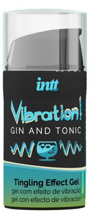 Жидкий интимный гель с эффектом вибрации Vibration! Gin   Tonic - 15 мл. - INTT - купить с доставкой в Уфе