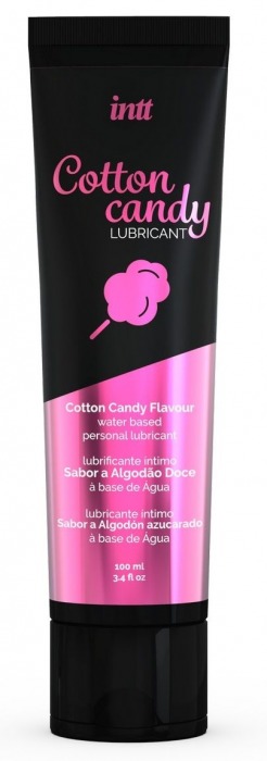 Интимный гель на водной основе Cotton Candy Lubricant - 100 мл. - INTT - купить с доставкой в Уфе