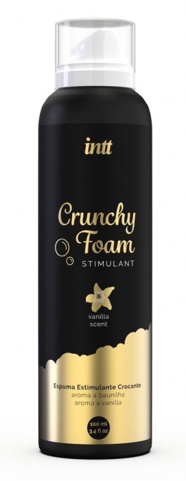 Пенка для массажа Crunchy Foam Stimulant Vanilla - 100 мл. - INTT - купить с доставкой в Уфе