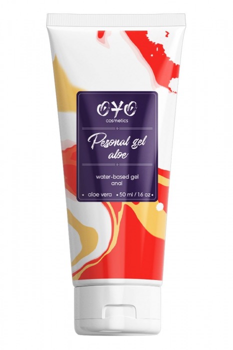 Анальная смазка на водной основе OYO Personal Gel Aloe - 50 мл. - OYO - купить с доставкой в Уфе