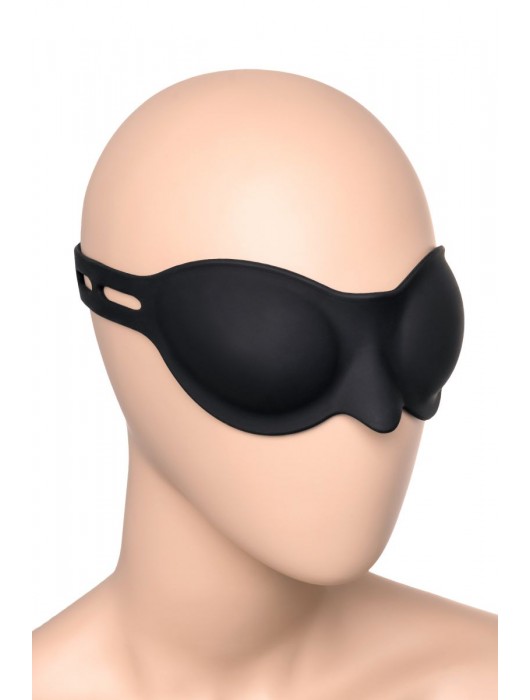 Черная плотная силиконовая маска - ToyFa - купить с доставкой в Уфе