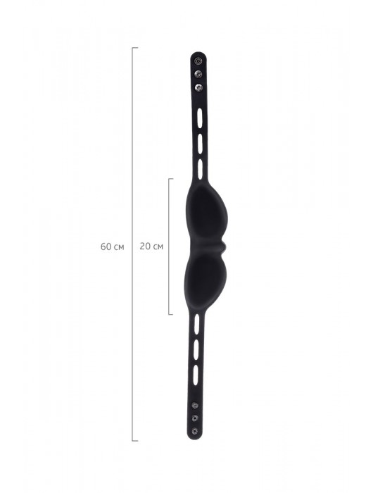 Черная плотная силиконовая маска - ToyFa - купить с доставкой в Уфе