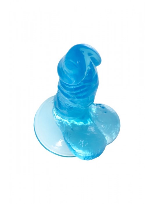 Голубой реалистичный фаллоимитатор Indy - 15,8 см. - A-toys