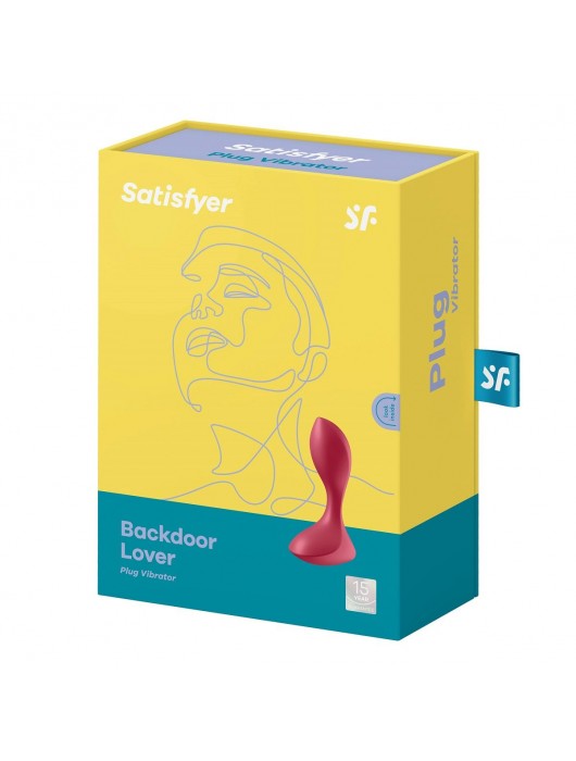 Красный вибромассажёр простаты Satisfyer Backdoor Lover - 14 см. - Satisfyer - в Уфе купить с доставкой