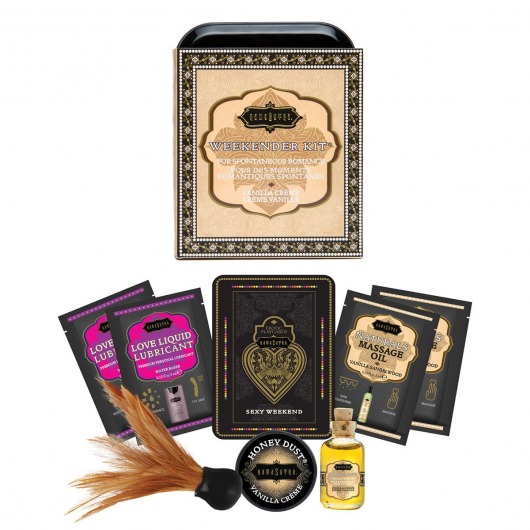 Эротический набор Weekender Kit Vanilla Creme - Kama Sutra - купить с доставкой в Уфе