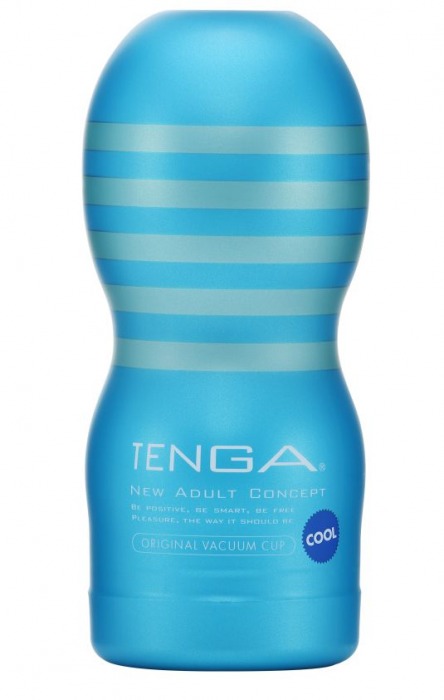 Мастурбатор с охлаждающей смазкой TENGA Original Vacuum Cup Cool - Tenga - в Уфе купить с доставкой