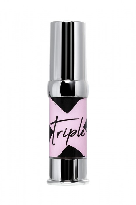 Возбуждающий гель с эффектом вибрации и охлаждения Triple X 3 in 1 Unisex Pleasure Enhancer Gel - 15 мл. - Secret Play - купить с доставкой в Уфе