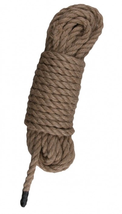 Пеньковая веревка для связывания Hemp Rope - 5 м. - Easy toys - купить с доставкой в Уфе