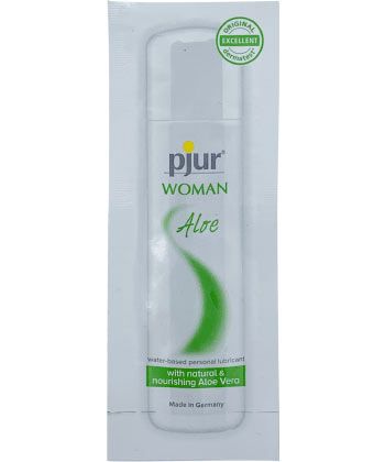 Лубрикант на водной основе pjur WOMAN Aloe - 2 мл. - Pjur - купить с доставкой в Уфе