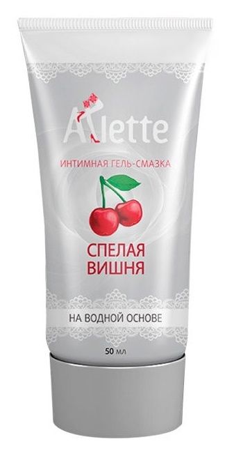 Интимная гель-смазка на водной основе Arlette  Спелая вишня  - 50 мл. - Arlette - купить с доставкой в Уфе