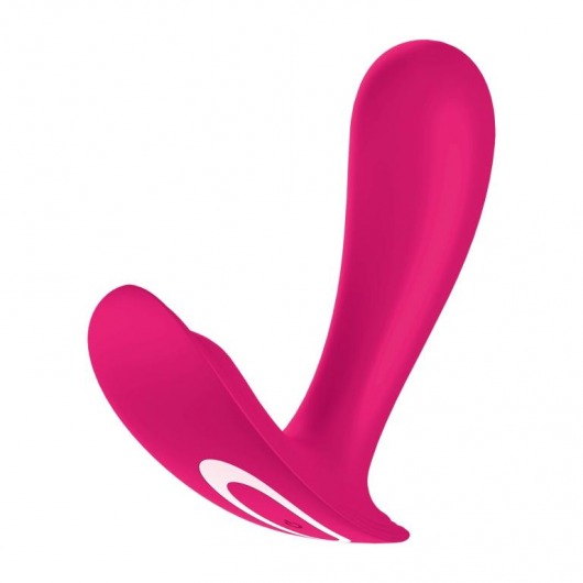 Розовый вибромассажер для ношения Top Secret - Satisfyer