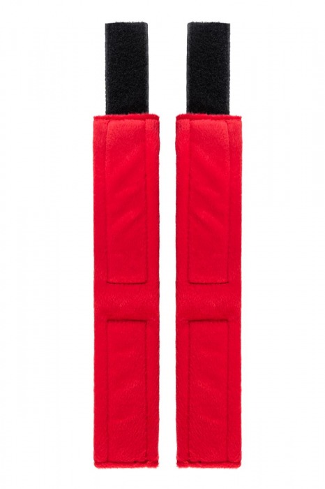 Красно-черные велюровые оковы Anonymo - ToyFa - купить с доставкой в Уфе
