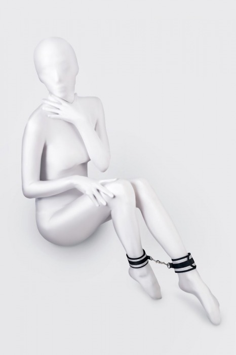 Серебристо-черные оковы Anonymo - ToyFa - купить с доставкой в Уфе